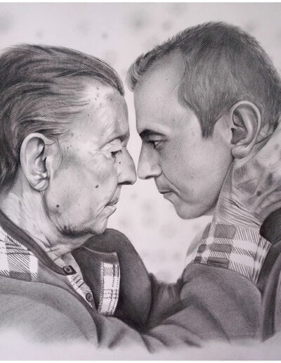 Abuelo y nieto.