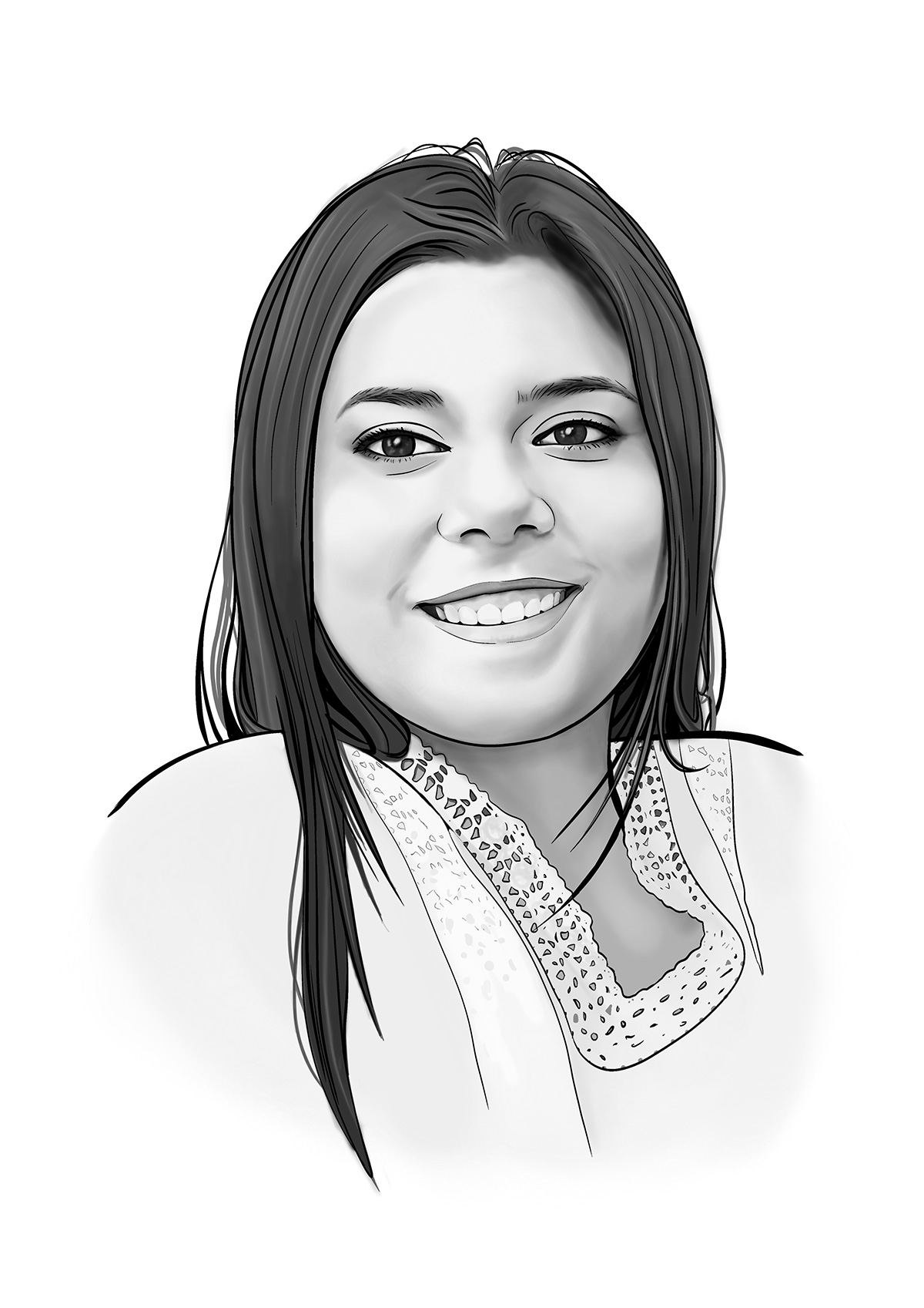 Retrato digital familiar personalizado