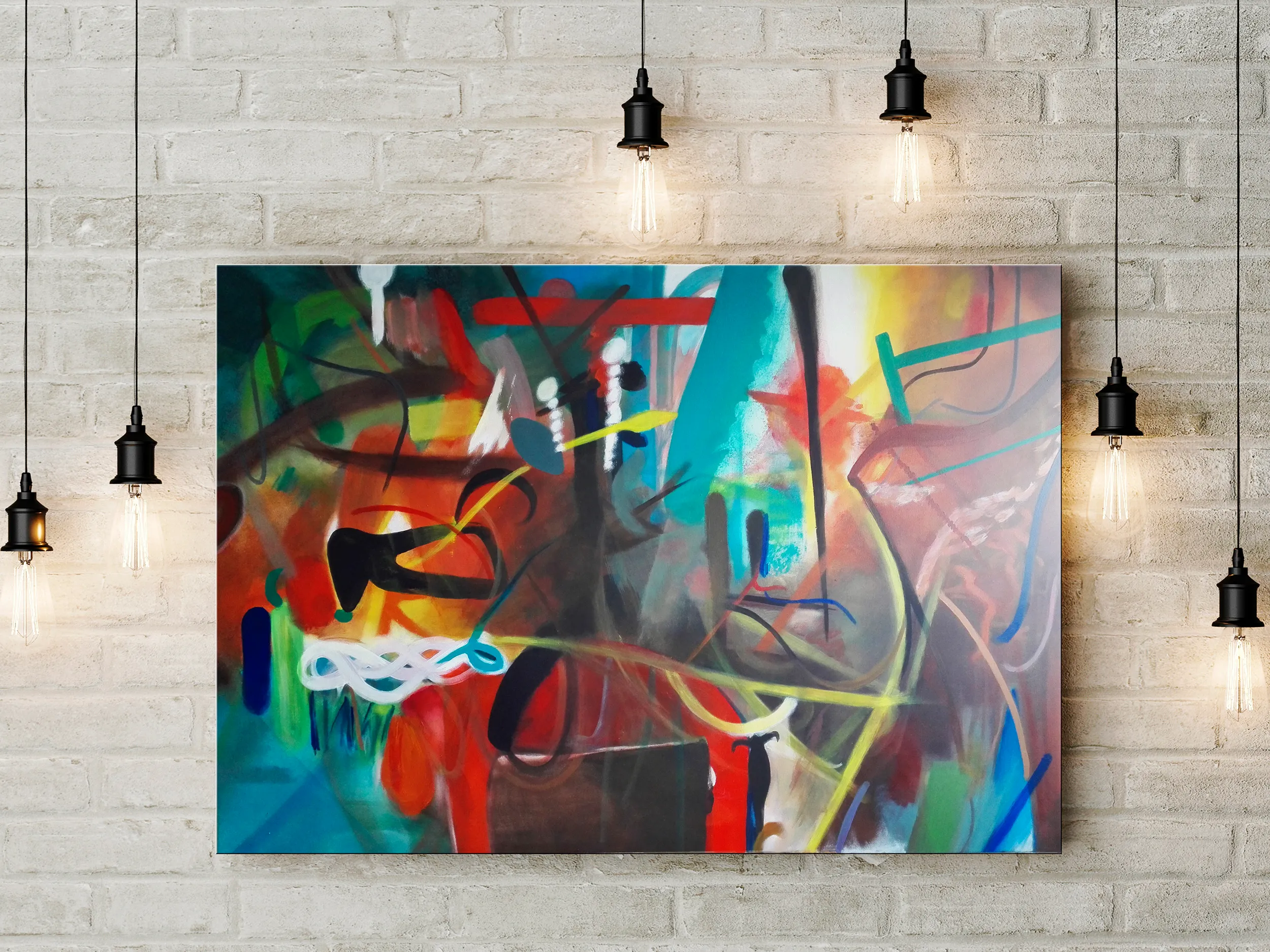 Acrílico sobre lienzo de 120x85cm