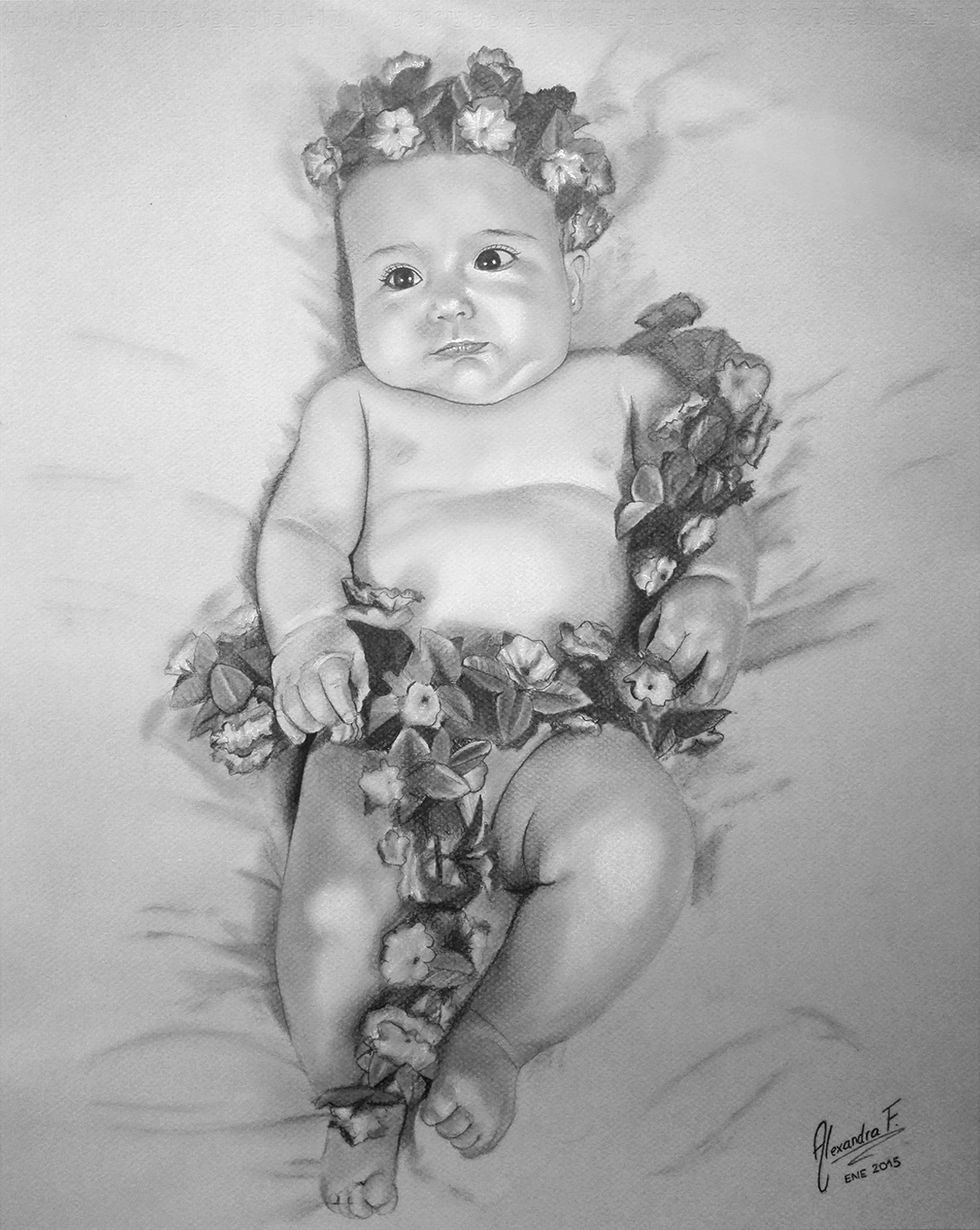 IMG_20150113_150501-3-MA copia4 Retrato a grafito, lápices de 2B a 6B y Pastel blanco.